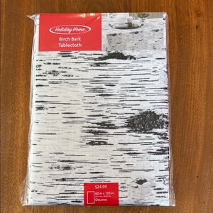 Holiday Home Birch Bark Tablecloth